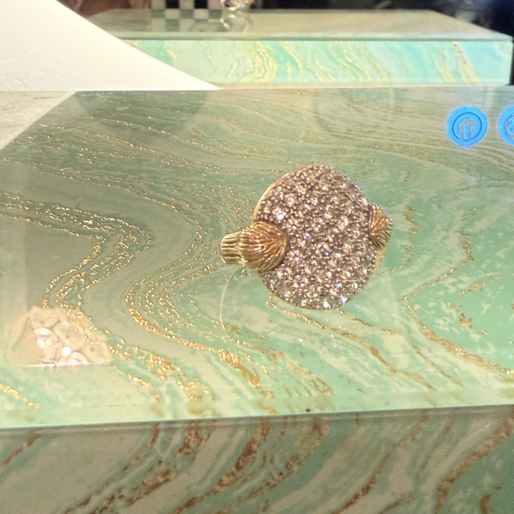 Gold And Silver Statement Ring - image 1